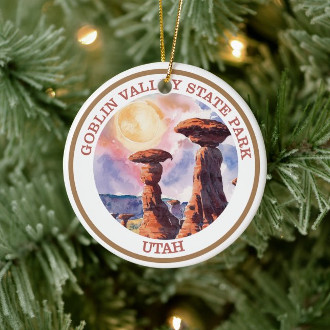 Goblin Valley State Park, Utah  Ceramic Tree Decoration (Tree)