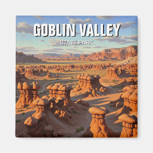 Goblin Valley State Park Utah Sunset Magnet