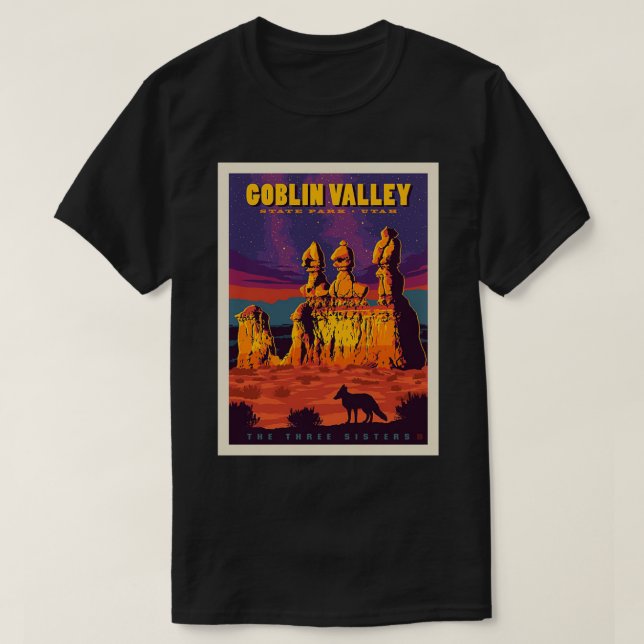 Goblin Valley State Park Utah T-Shirt (Design Front)