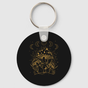 Goblincore Aesthetic Academia Cottagecore Mushroom Key Ring