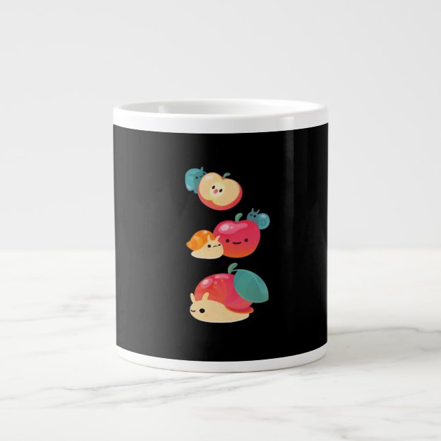 Goblincore Apple Snail Large Coffee Mug (Front)