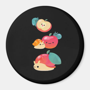 Goblincore Apple Snail Magnet