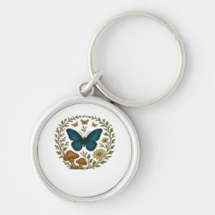 Goblincore Butterfly Fairycore Botanical Apparel C Key Ring