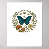 Goblincore Butterfly Fairycore Botanical Apparel C