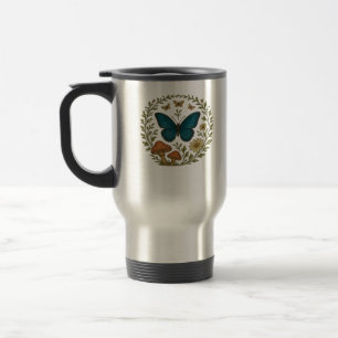 Goblincore Butterfly Fairycore Botanical Apparel C Travel Mug