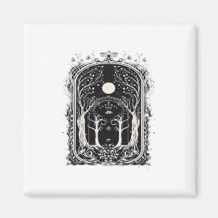 Goblincore Fantasy Gate To  Classic Magnet