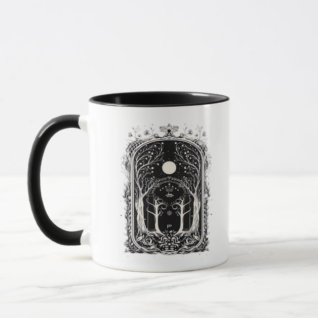 Goblincore Fantasy Gate To  Classic Mug (Left)
