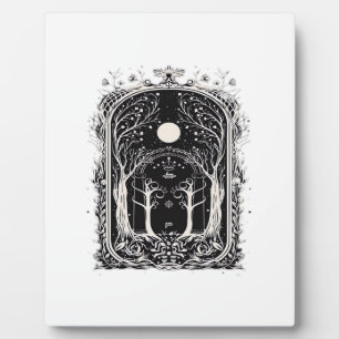 Goblincore Fantasy Gate To Classic Plaque