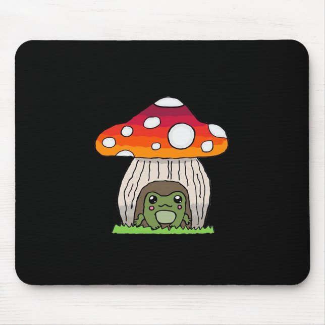Goblincore Frog Classic Mouse Pad (Front)