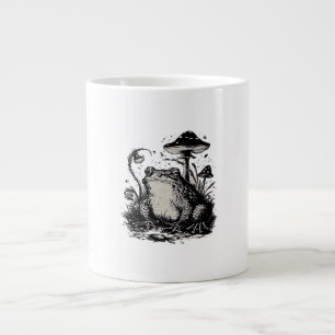 Goblincore Frog Minimal Classic Design Large Coffee Mug