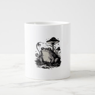 Goblincore Frog Minimal Classic Design Large Coffee Mug