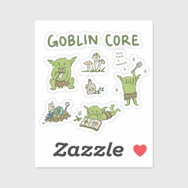 Goblincore Mushroom Trinket Collector (Sheet)