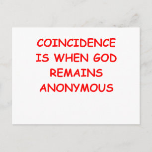 GOD4 POSTCARD