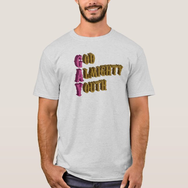 God Almighty Youth T-Shirt (Front)