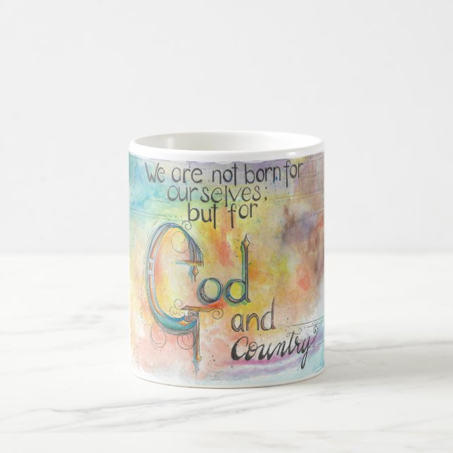 God and Country Coffee Mug (Center)