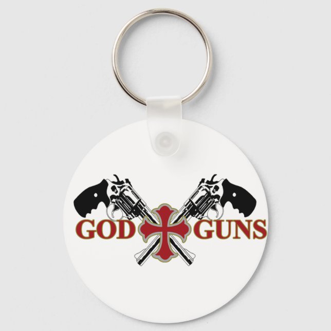 God And Guns Key Ring (Front)