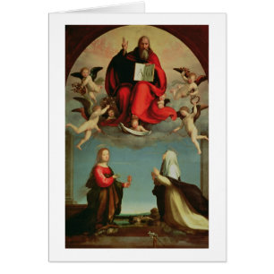 God appearing to St. Mary Magdalen and St. Catheri