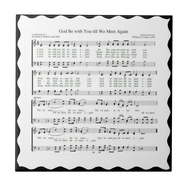 GOD BE WITH YOU TILL WE MEET AGAIN-TILE TILE (Front)