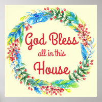 God Bless All in This House Poster