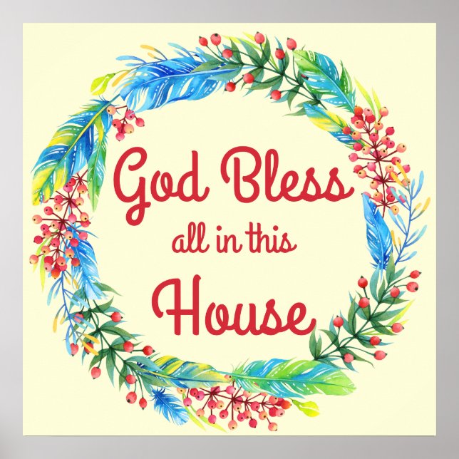 God Bless All in This House Poster (Front)