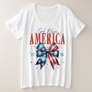 God Bless America 1776 Plus Size T-Shirt