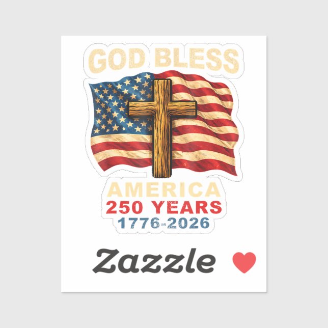 God Bless America 250 Years 1776-2026 (Sheet)