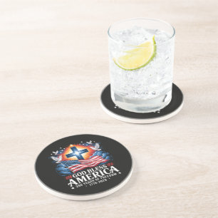 God Bless America 250 Years 1776-2026 Coaster