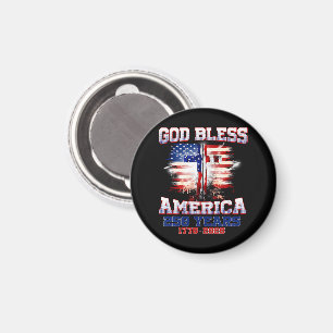 God Bless America 250 Years 1776 2026 Magnet
