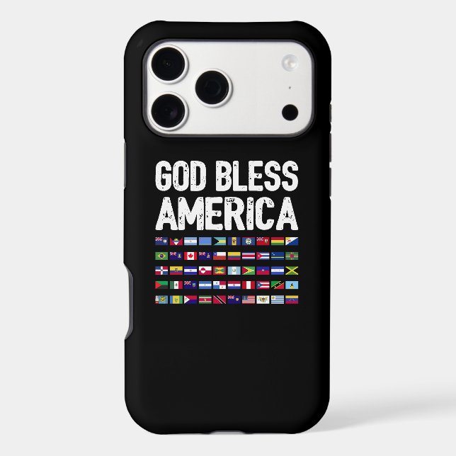God Bless America All Countries Latino Pride I (Back)