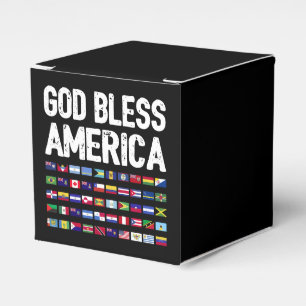 God Bless America All Countries Latino Pride I Favour Box