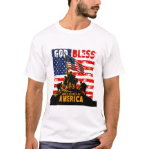 God Bless America" American Pride Patriot Design