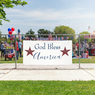 God bless America Banner