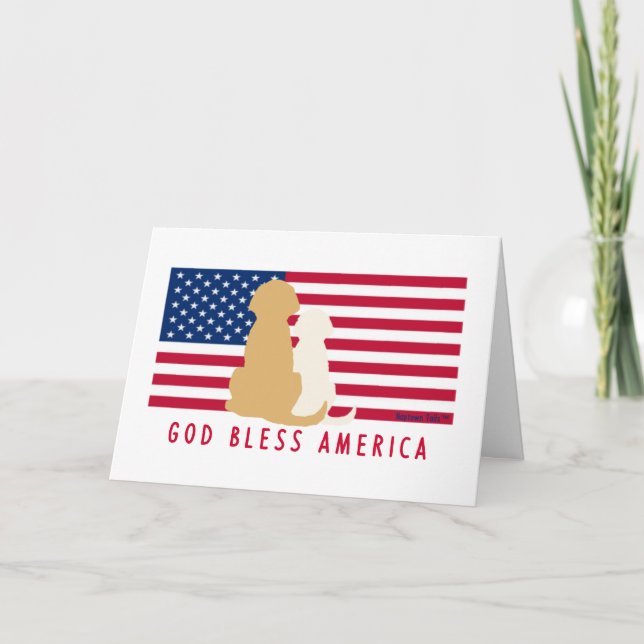 God Bless America Blank Cards (Front)