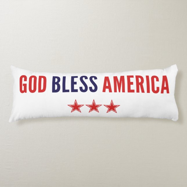 God Bless America Body Cushion (Front)