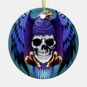 God Bless America Ceramic Tree Decoration