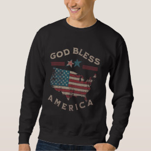 God Bless America Classic Crewneck Sweatshirt