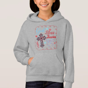 God Bless America Cross Design