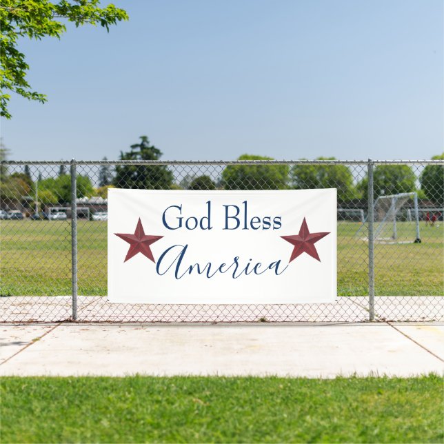 God bless America customisable Banner (Insitu)