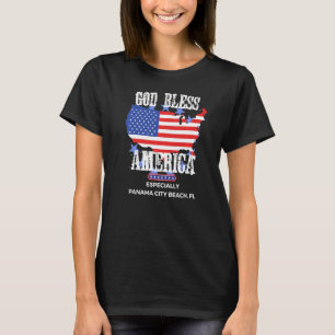 God Bless America Especially Panama City-Beach FL T-Shirt