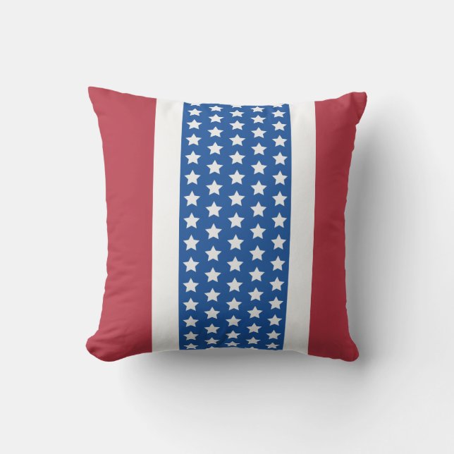 God Bless America Flag Cushion (Front)