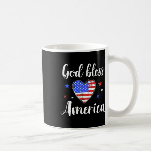 God Bless America For Patriotic Independence Day 4 Coffee Mug