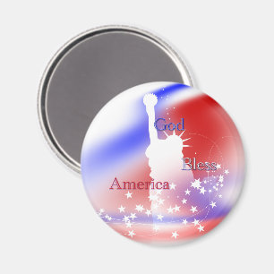 God Bless America Freedom Magnet