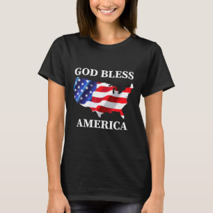 God Bless America Holiday Patriotic T-Shirt