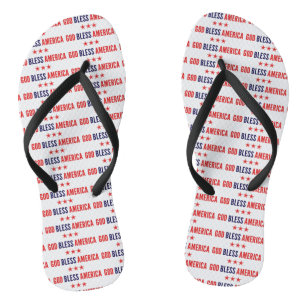 God Bless America Jandals
