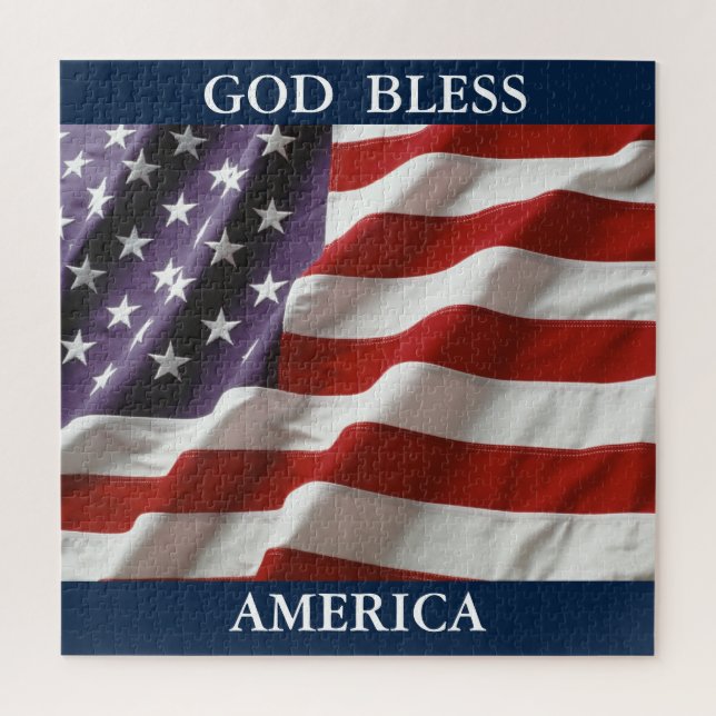 God Bless America Jigsaw Puzzle (Vertical)
