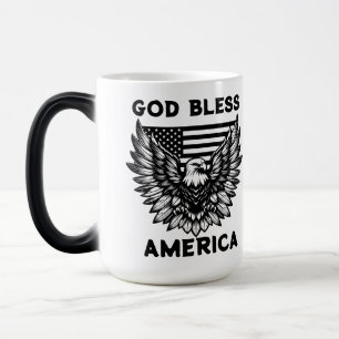 GOD BLESS AMERICA MAGIC MUG