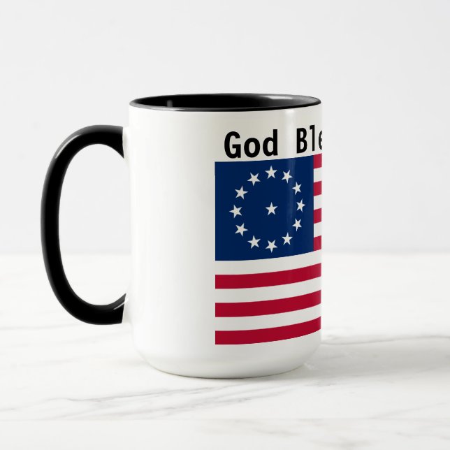 God Bless America  Mug (Left)