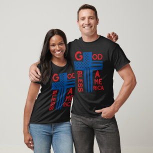 God Bless America, Patriotic Christian T-Shirt