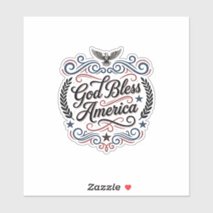God Bless America Patriotic Vintage Eagle T-Shirt