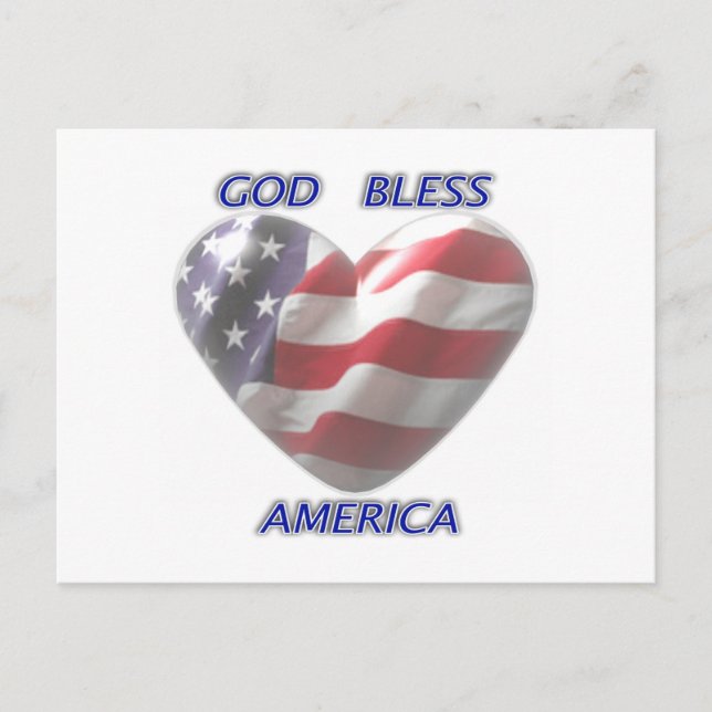 God Bless America Postcards (Front)